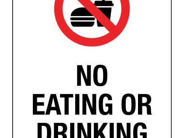 No Eating Or Drinking