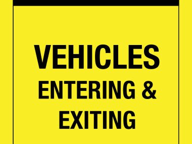 Vehicles Entering & Exiting