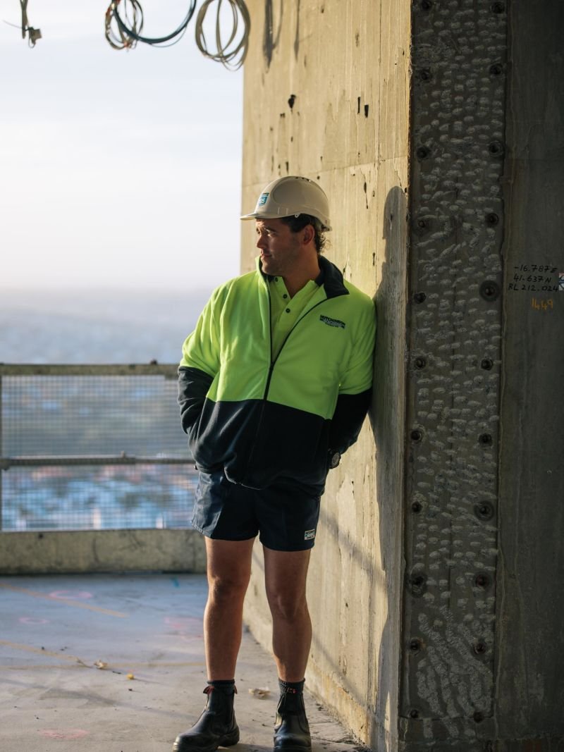 High Vis Fleece Zip Jumper