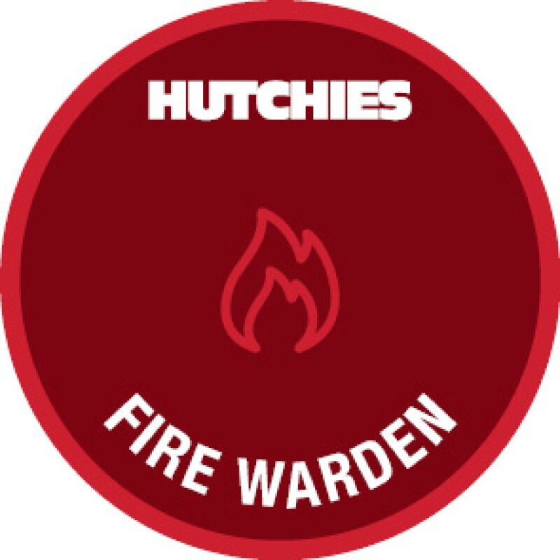 Fire Warden Sticker